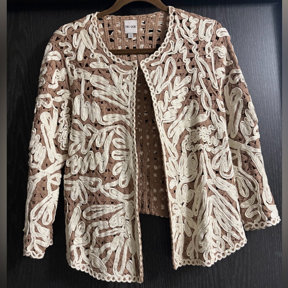 Nic+Zoe Spring Soiree Jacket
In Neutral Multi - Picture 6 of 12